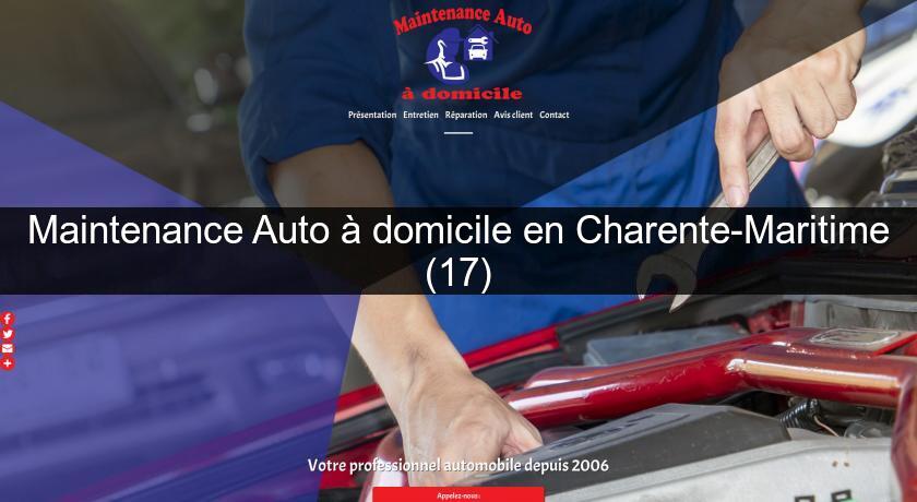 Maintenance Auto à domicile en Charente-Maritime (17)