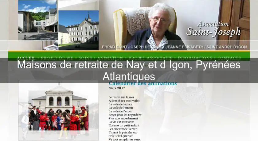 Maisons de retraite de Nay et d'Igon, Pyrénées Atlantiques