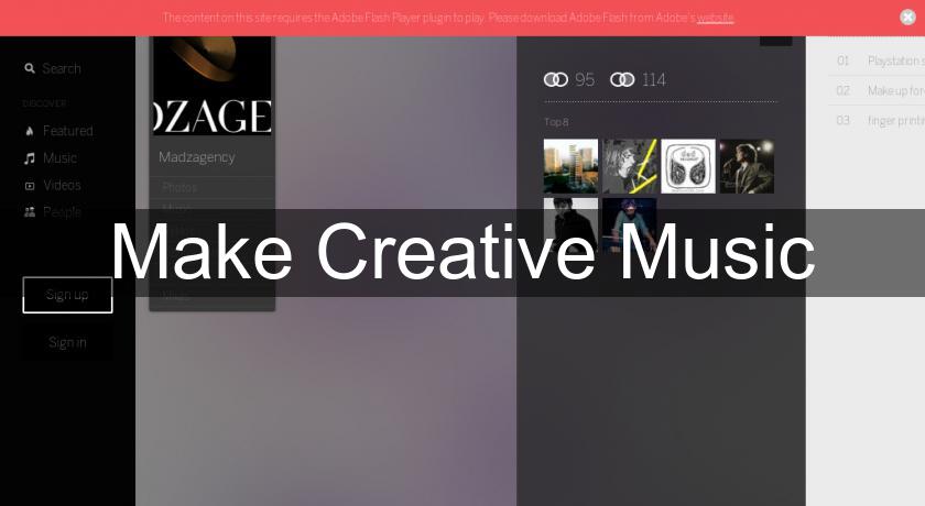 Make Creative Music