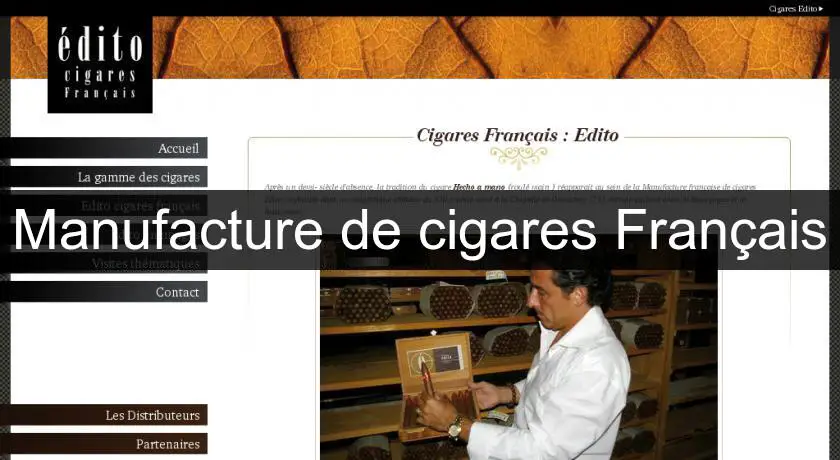 Manufacture de cigares Français
