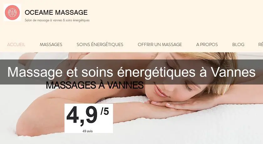 Massage et soins énergétiques à Vannes