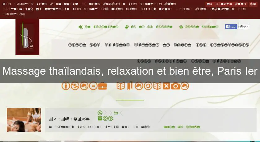 Massage thaïlandais, relaxation et bien être, Paris Ier