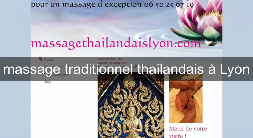 massage traditionnel thailandais à Lyon