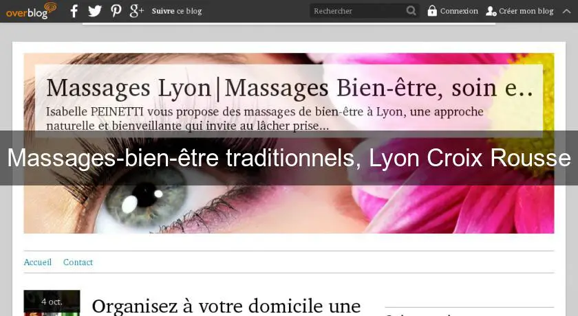 Massages-bien-être traditionnels, Lyon Croix Rousse