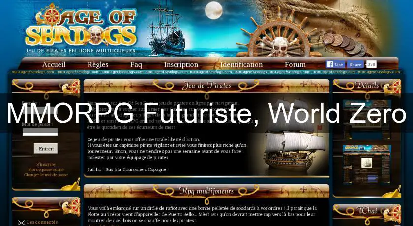 MMORPG Futuriste, World Zero