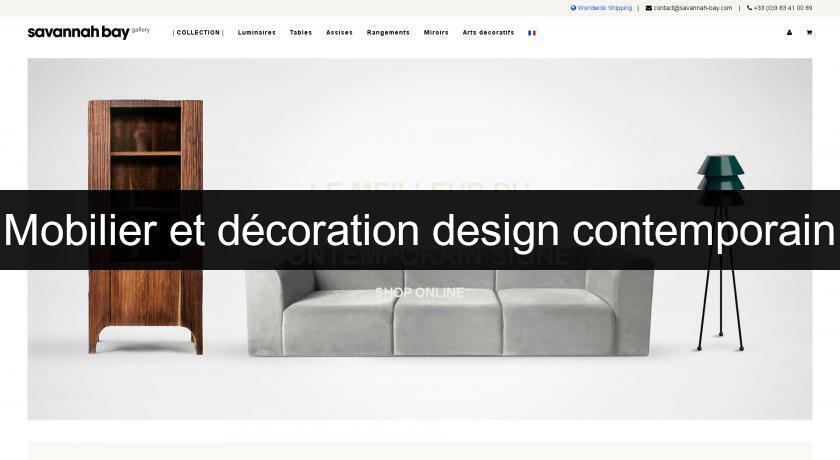 Mobilier et décoration design contemporain