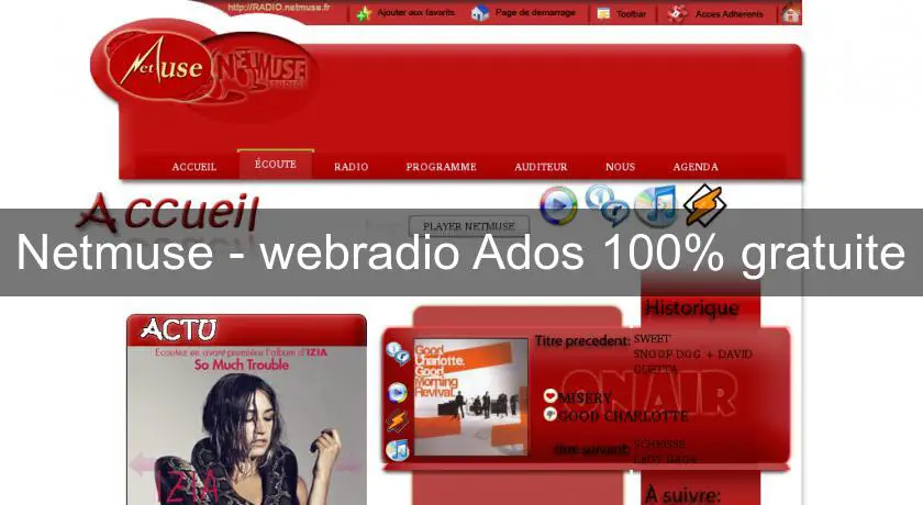 Netmuse - webradio Ados 100% gratuite