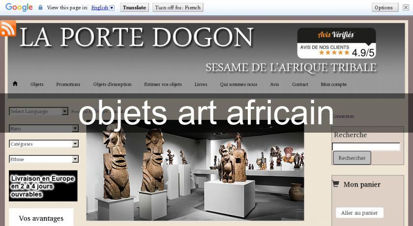 objets art africain