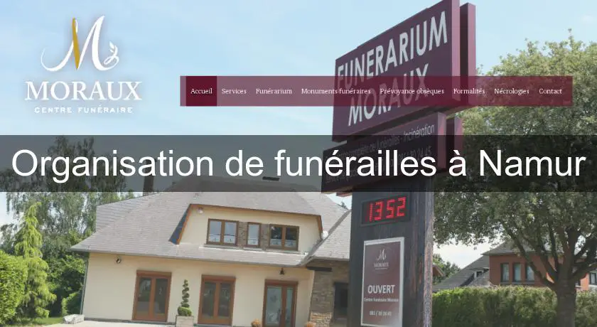 Organisation de funérailles à Namur