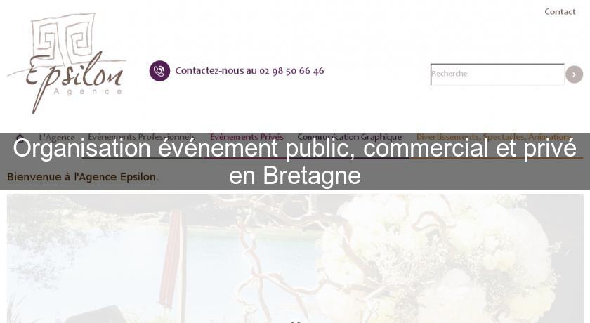 Organisation événement public, commercial et privé en Bretagne