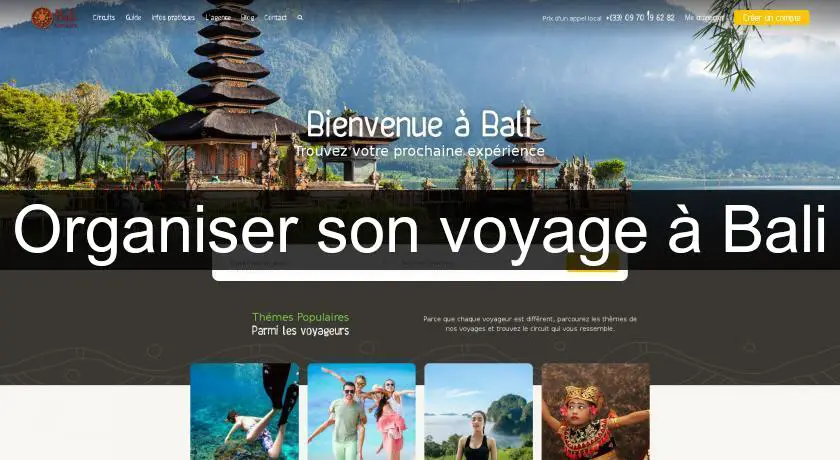 Organiser son voyage à Bali