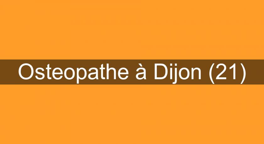Osteopathe à Dijon (21)
