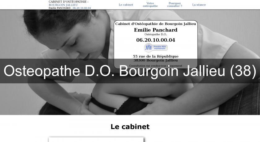 Osteopathe D.O. Bourgoin Jallieu (38)