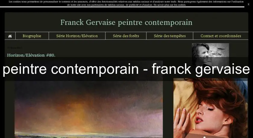 peintre contemporain - franck gervaise