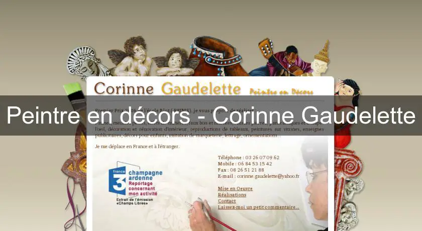 Peintre en décors - Corinne Gaudelette