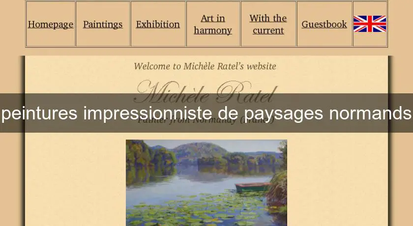 peintures impressionniste de paysages normands