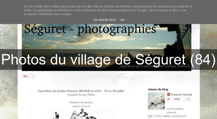 Photos du village de Séguret (84)