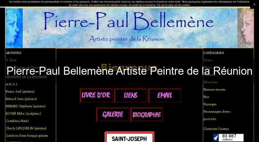 Pierre-Paul Bellemène Artiste Peintre de la Réunion