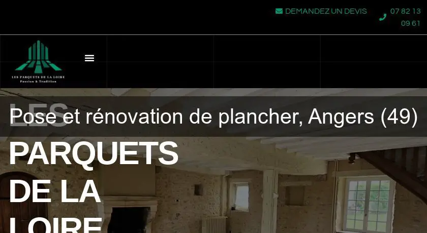 Pose et rénovation de plancher, Angers (49)