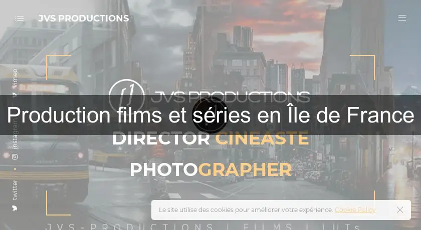 Production films et séries en Île de France