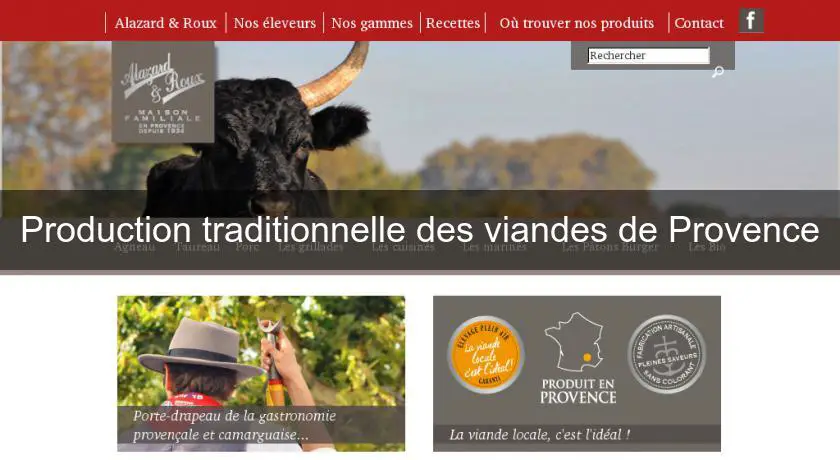 Production traditionnelle des viandes de Provence