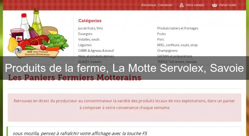 Produits de la ferme, La Motte Servolex, Savoie