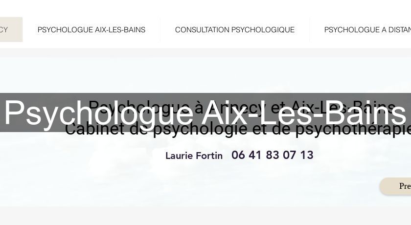 Psychologue Aix-Les-Bains