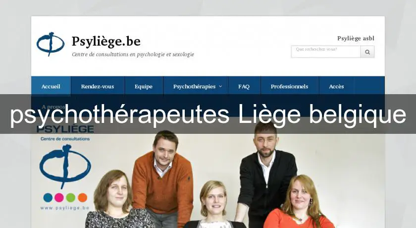 psychothérapeutes Liège belgique