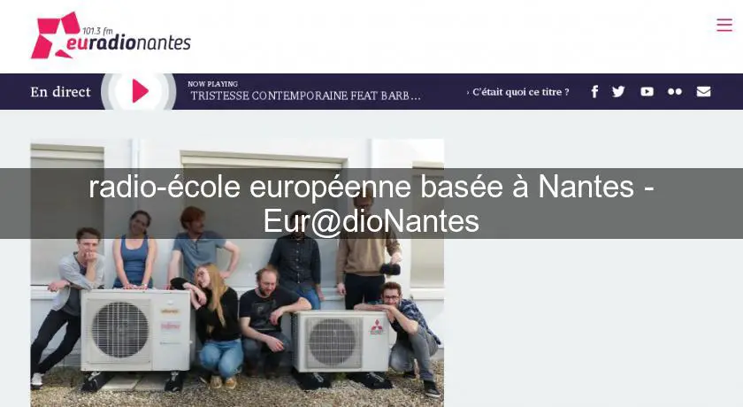radio-école européenne basée à Nantes - Eur@dioNantes