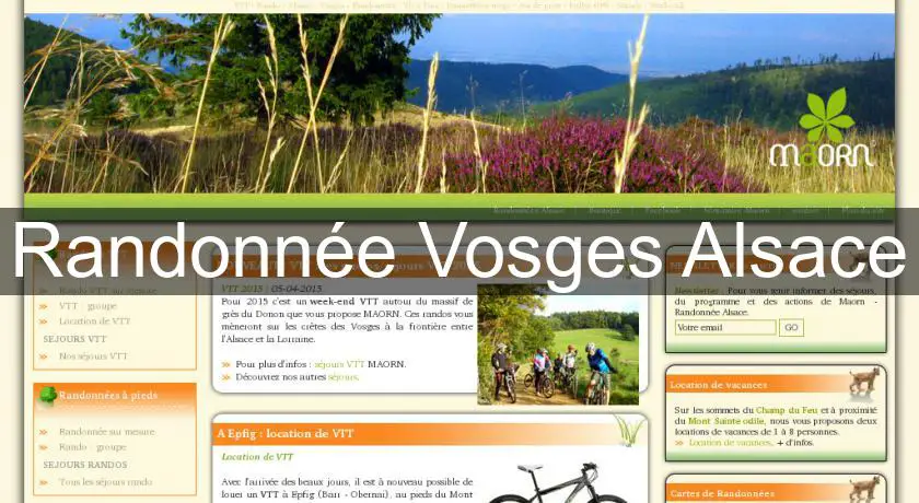 Randonnée Vosges Alsace