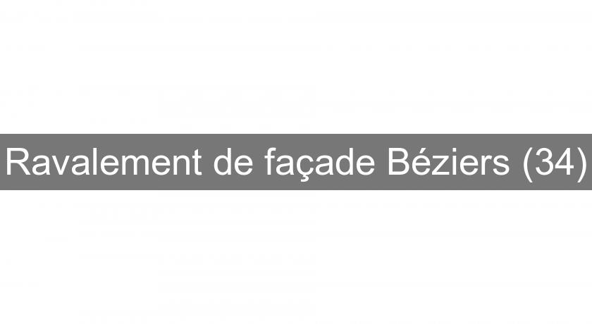 Ravalement de façade Béziers (34)