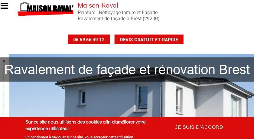 Ravalement de façade et rénovation Brest
