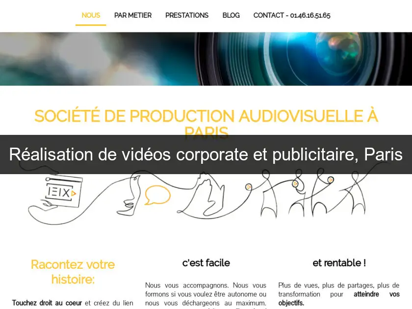 Réalisation de vidéos corporate et publicitaire, Paris