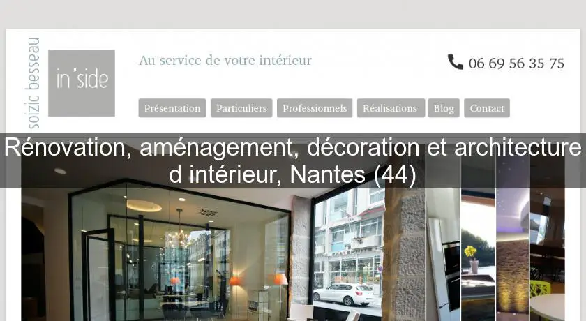 Rénovation, aménagement, décoration et architecture d'intérieur, Nantes (44)