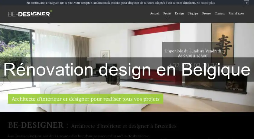 Rénovation design en Belgique