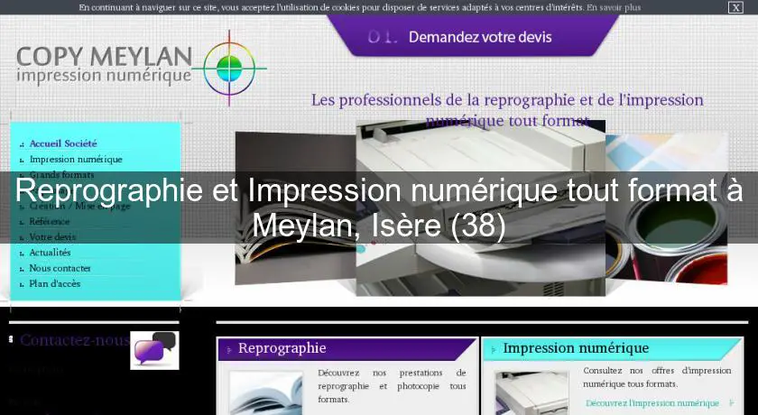 Reprographie et Impression numérique tout format à Meylan, Isère (38)