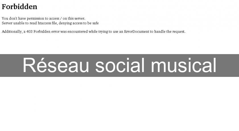 Réseau social musical