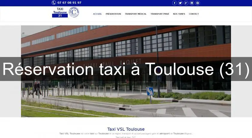 Réservation taxi à Toulouse (31)
