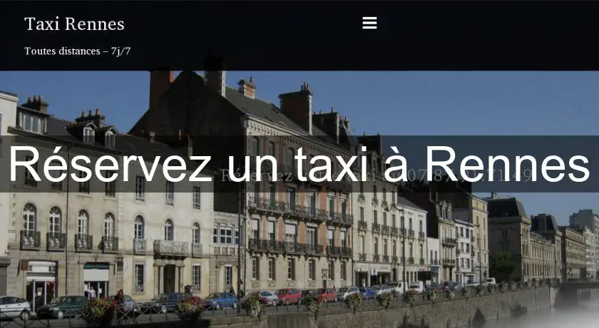 Réservez un taxi à Rennes
