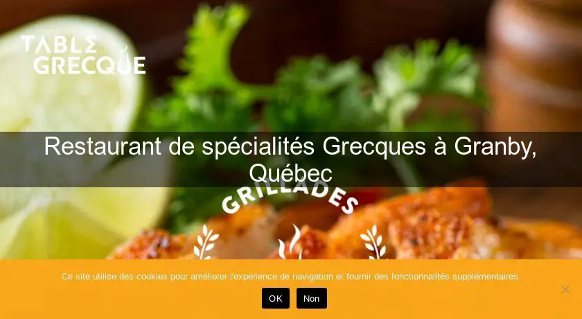 Restaurant de spécialités Grecques à Granby, Québec