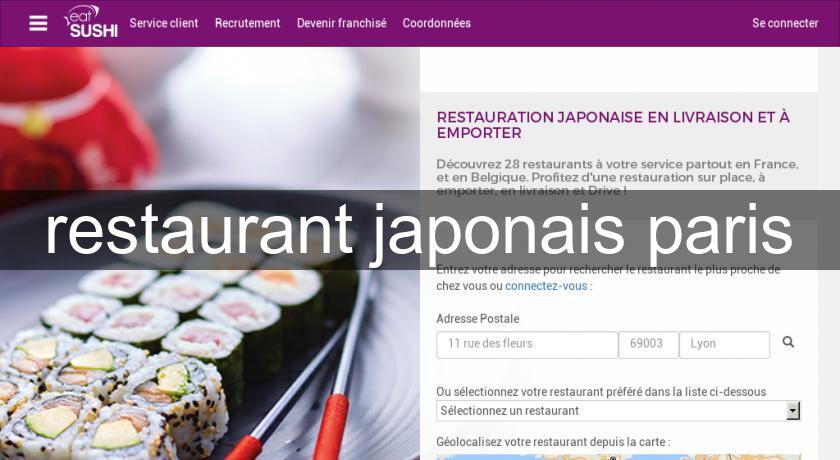 restaurant japonais paris