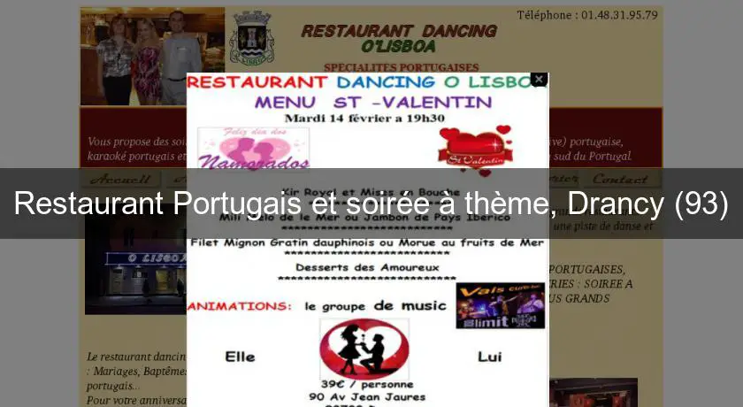 Restaurant Portugais et soirée à thème, Drancy (93)