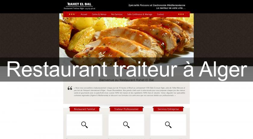 Restaurant traiteur à Alger