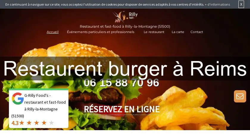 Restaurent burger à Reims