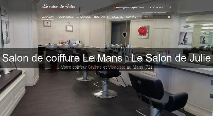 Salon de coiffure Le Mans : Le Salon de Julie