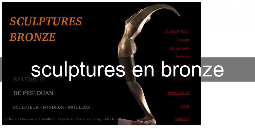 sculptures en bronze