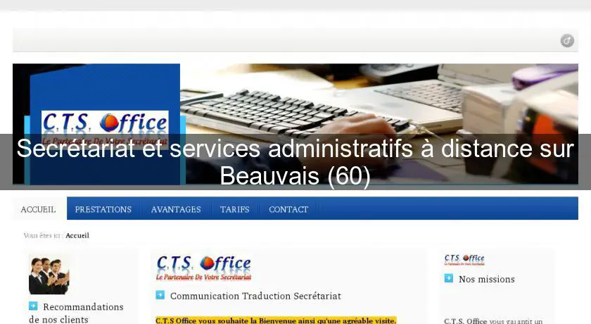 Secrétariat et services administratifs à distance sur Beauvais (60)