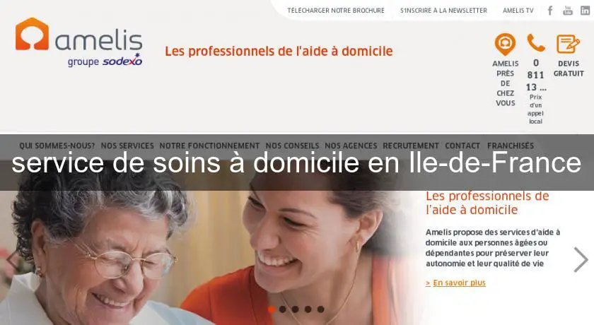 service de soins à domicile en Ile-de-France