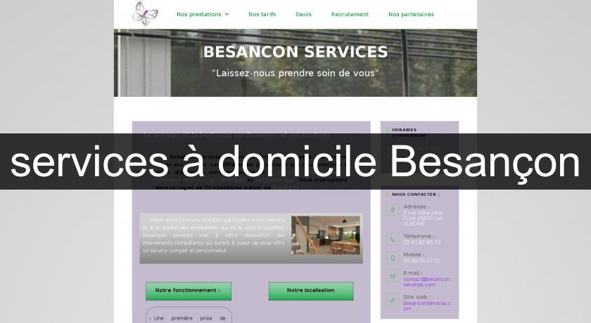 services à domicile Besançon