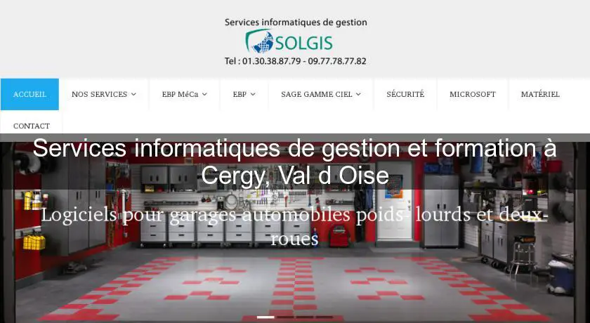 Services informatiques de gestion et formation à Cergy, Val d'Oise